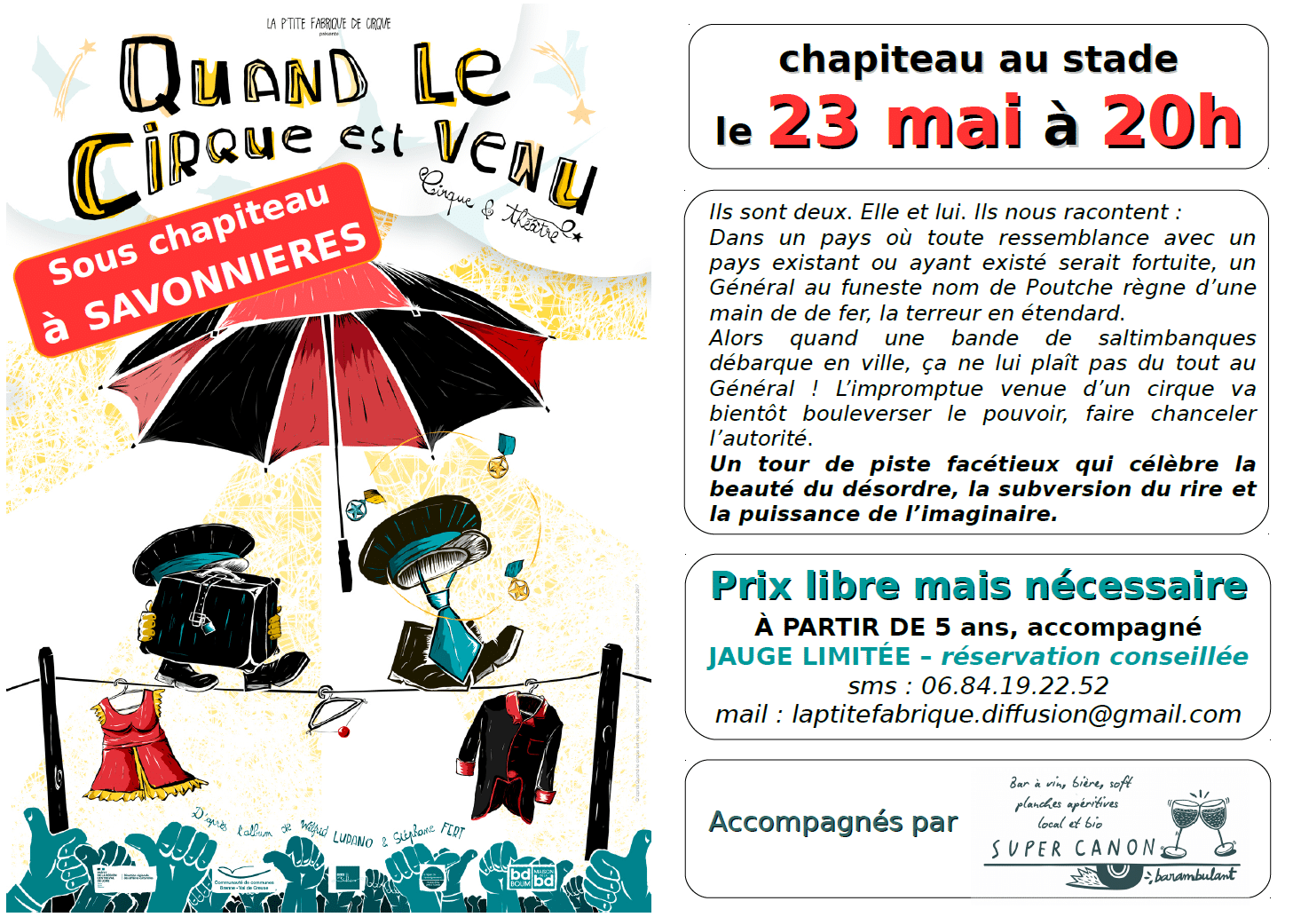 Spectacle sous le chapiteau - 23 ma